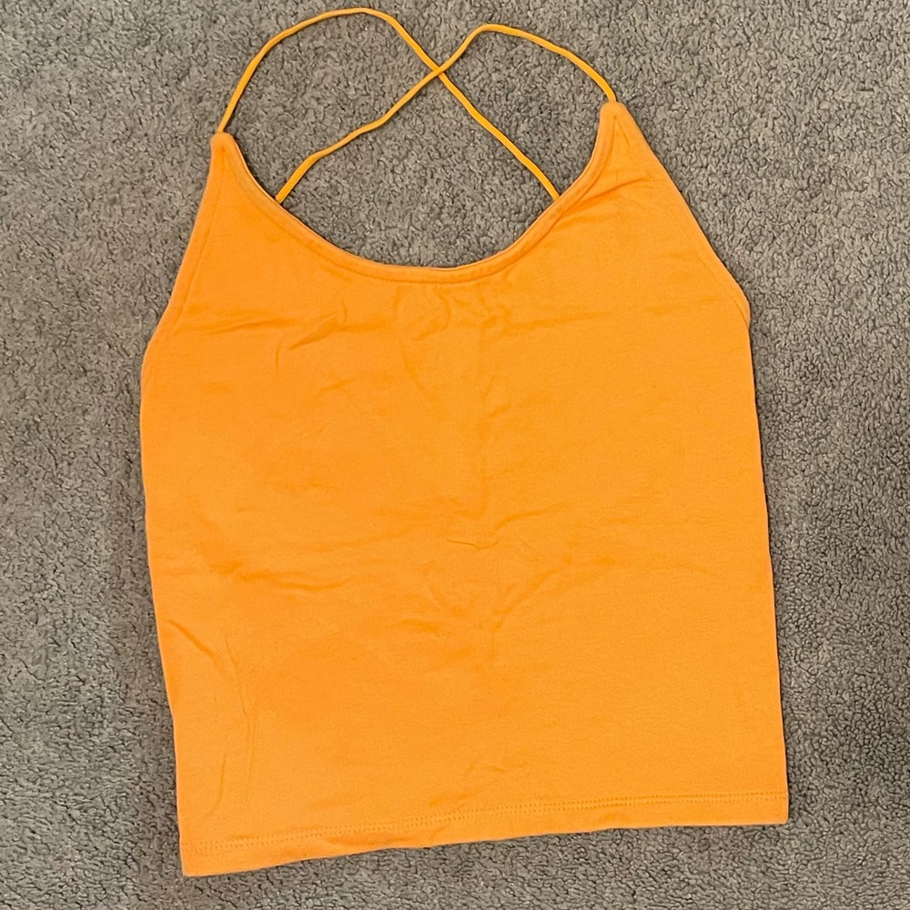 American Eagle Outfitters Vibrant Orange Camisole
